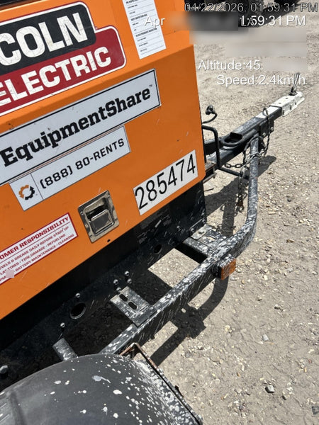 2022 Lincoln Electric LE400 Kubota V1505, Trlr, Cable Rack, Light Kit, ES Decals, T3