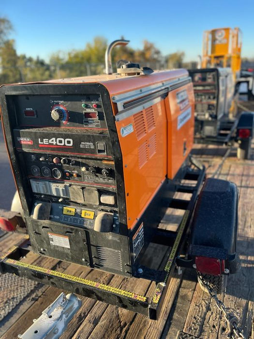 2022 Lincoln Electric LE400 Kubota V1505, Trlr, Cable Rack, Light Kit, ES Decals, T3