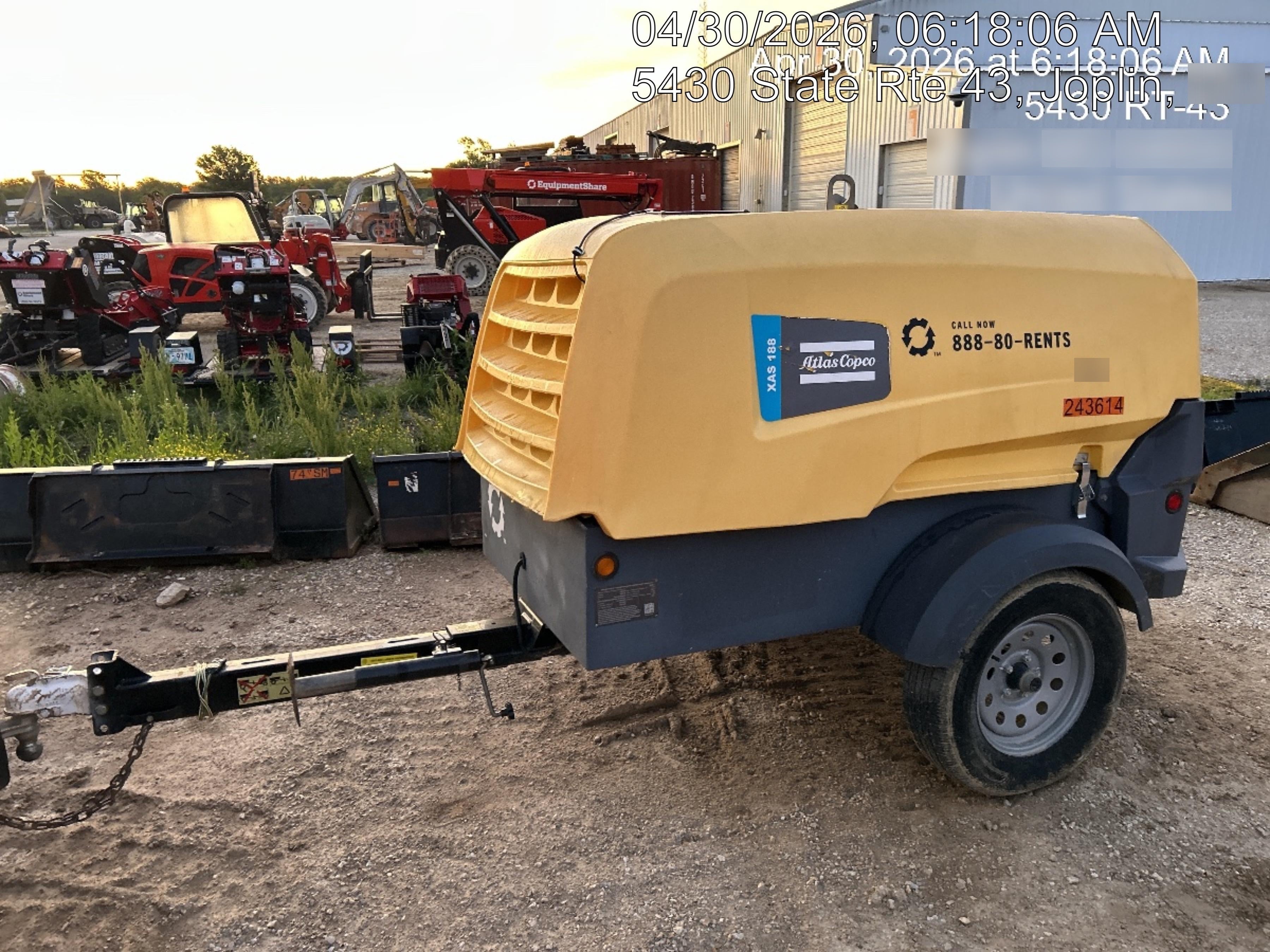 2023 ATLAS COPCO XAS188 CWK