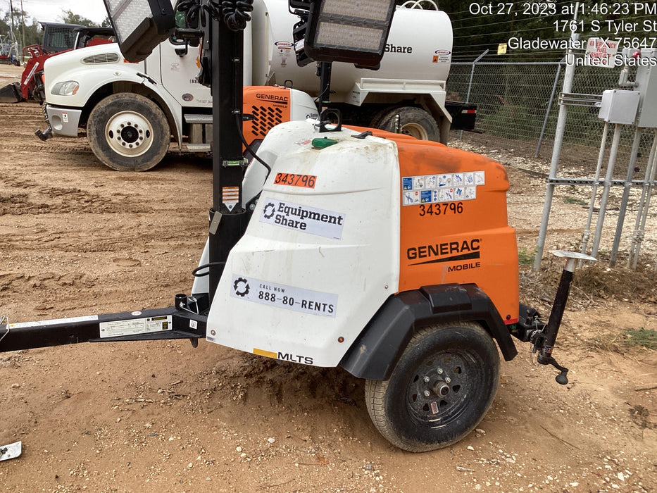 2023 Generac MLT2 Diesel, Flex Switch 120V Input, Powerzone Controller, (4) 320W LED Lights, 4kW Generator, 39.9 Gal Fuel Tank, 2" Ball, T3