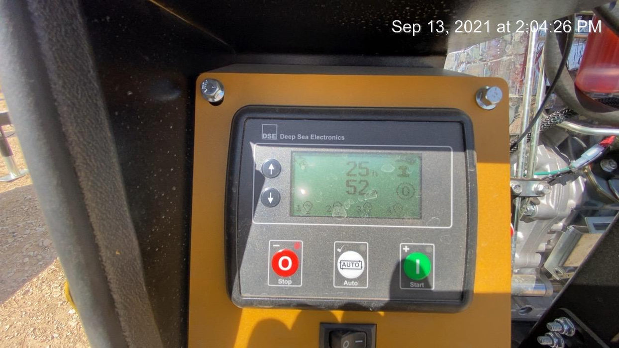 2021 Allmand NLV3GR (4) LED Light Fixture 350W, 23' Vertical Mast, 3kW Prime, Towable, Deep Sea L401, Leveling Jacks, Yanmar T4F 5.8hp