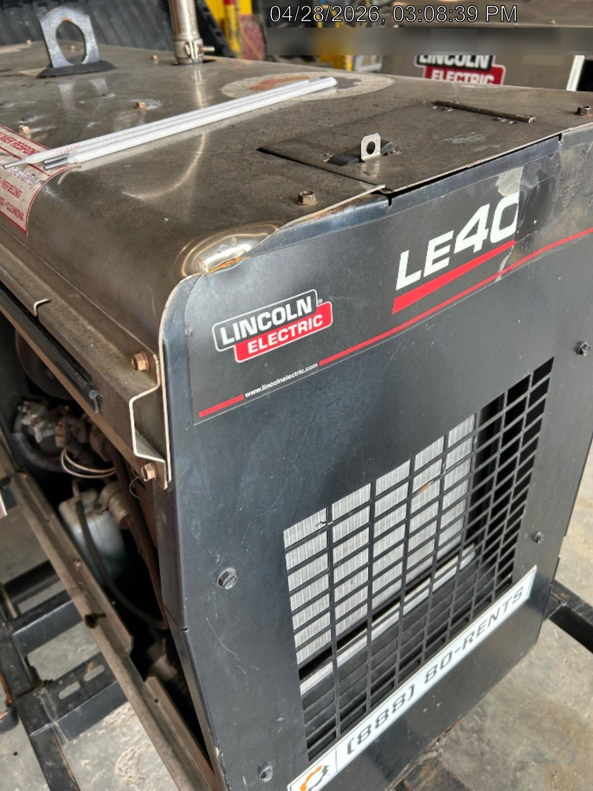 2024 Lincoln Electric LE400 Kubota V1505, Trlr, Cable Rack, Light Kit, ES Decals, T3