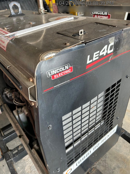 2024 Lincoln Electric LE400 Kubota V1505, Trlr, Cable Rack, Light Kit, ES Decals, T3