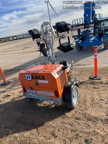 2024 Wanco WLTT-4MM4K Diesel, Deep Sea Controller, Shore Power Plug, Auto Start, (4) 350W LED Floodlights, 4kW Generator, 60 Gal Fuel Tank, 2" Ball, T3