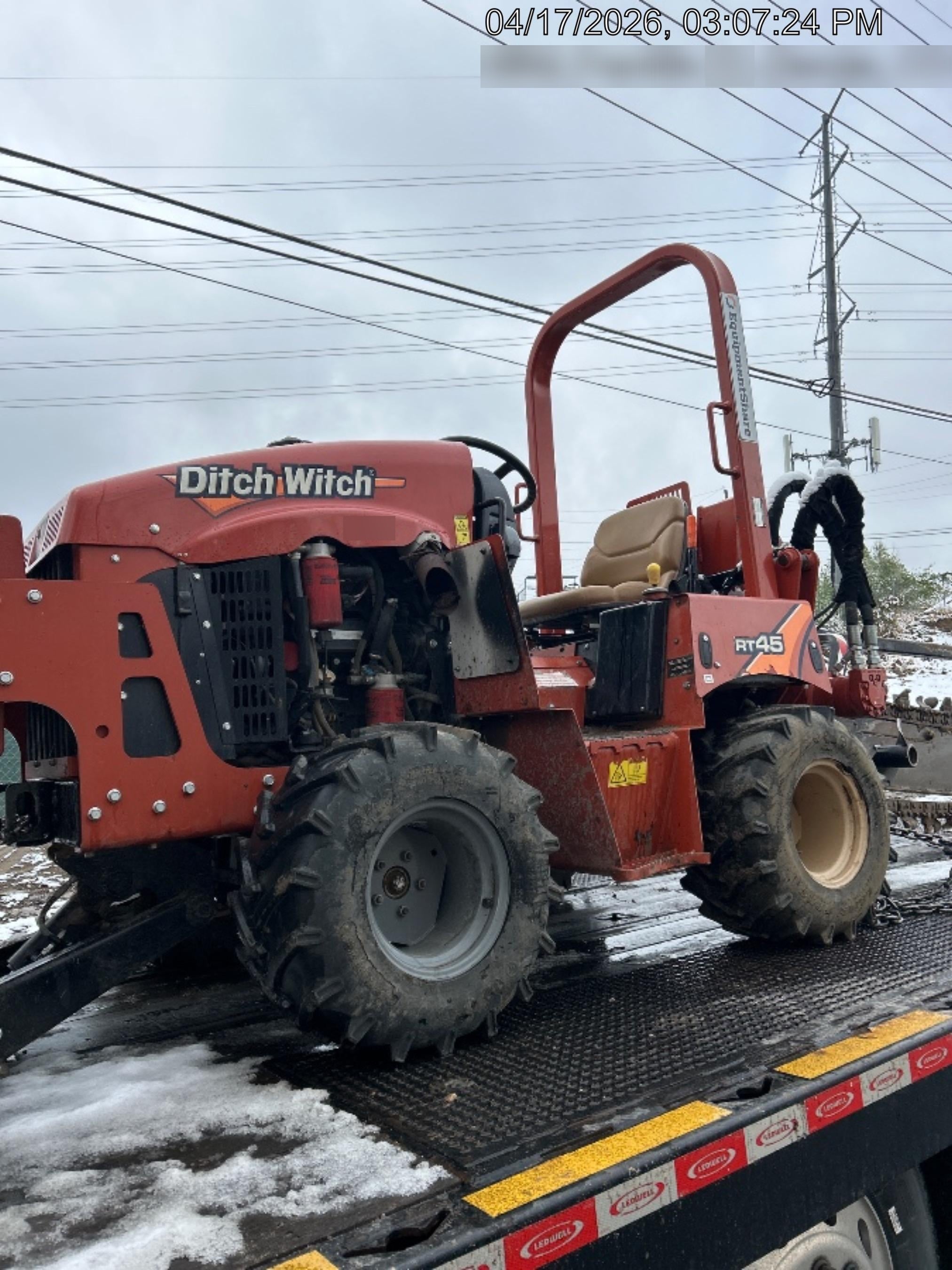 2018 DITCH WITCH RT45A