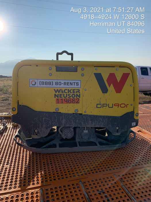 2020 Wacker Neuson DPU90r Vibration plate