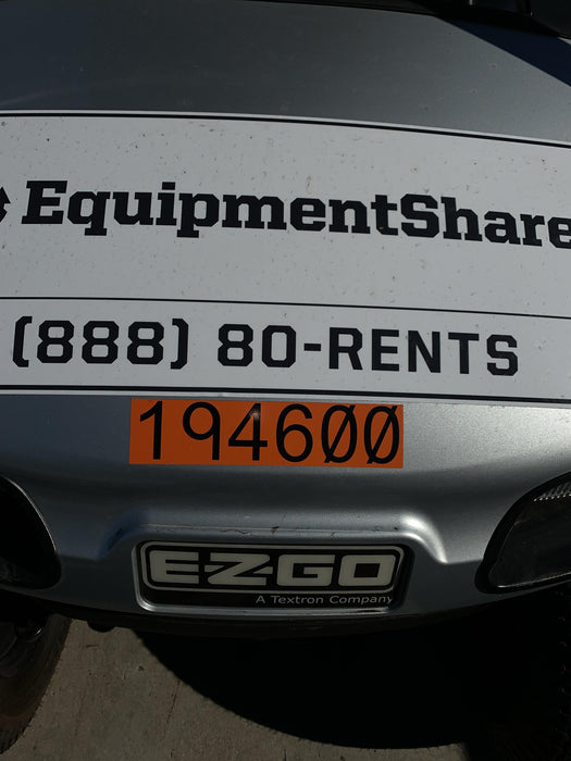 2022 Ez-Go VALOR 4 GAS EFI, PLATINUM, 
REAR SEAT KIT, ROOF, SPLIT TINTED WINDSHIELD