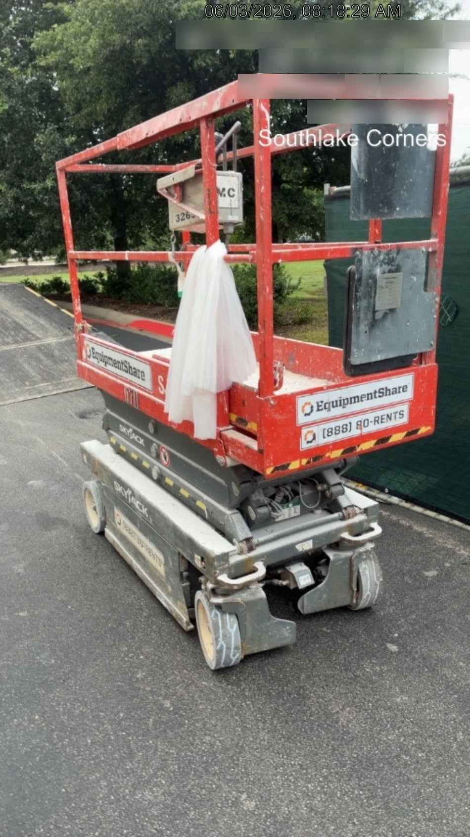 2016 Skyjack SJIII-3219 19' Electric Scissor Lift
