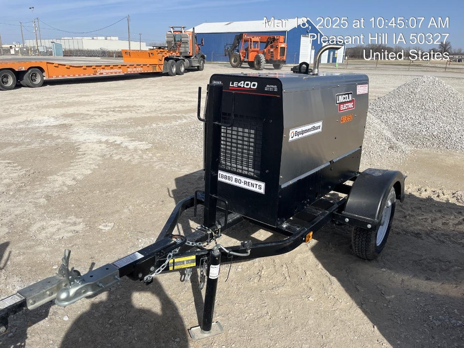 2024 Lincoln Electric LE400 Kubota V1505, Trlr, Cable Rack, Light Kit, ES Decals, T3