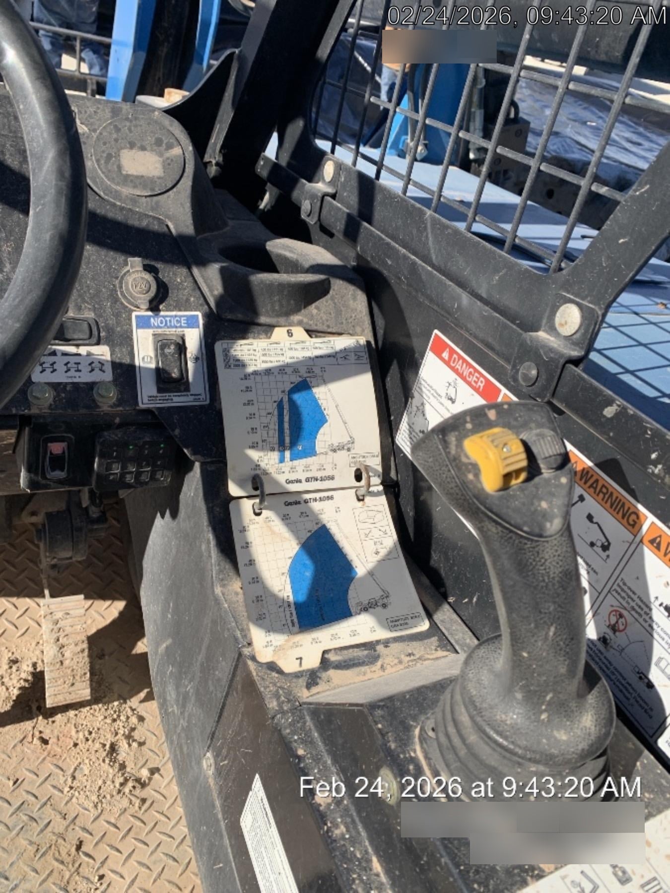 2018 Genie GTH-1056 GTH-1056 w/Open ROPS, Solid Tires, Work Lights, 60" carriage/forks, cab mesh, beacon