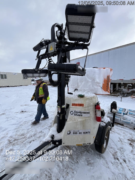 2024 Generac MLT2 Diesel, Flex Switch 120V Input, Powerzone Controller, 
(4) 320W LED Lights, 4kW Generator, 39.9 Gal Fuel Tank, 2" Ball, T3
