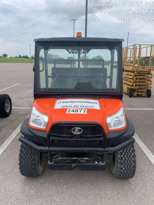 Kubota RTV-X1140W-H Kubota RTVX1140WH 4wd Utility Cart, LED Strobe, Windshield Tempered Glass, Pastic Canopy, Wire Harness Kit, Backup Alarm