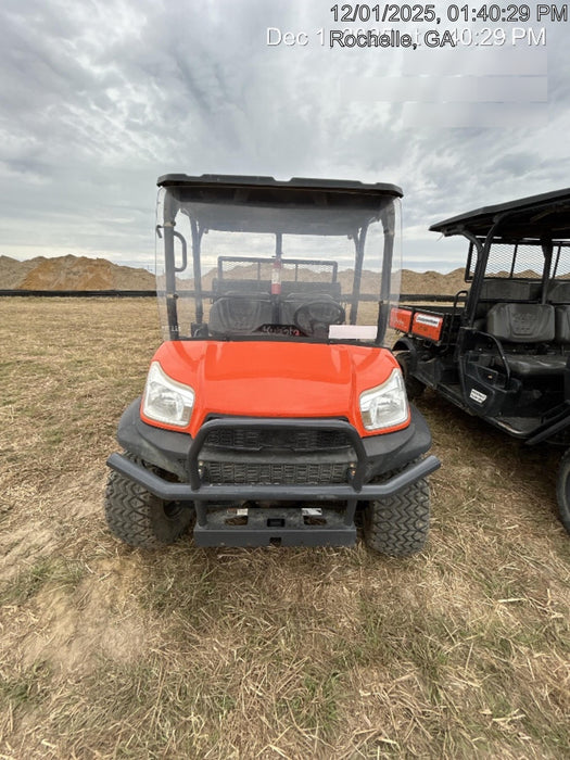2021 Kubota RTV-X1140W-H Plastic Canopy, Windshield Acrylic Clear, LED Strobe Light, Wire Harness Kit, Back up Alarm