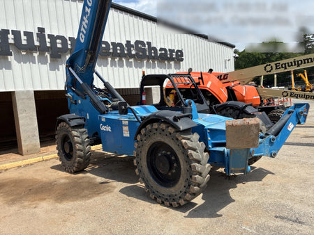 2019 Genie GTH-1056 Canopy, Solid RT Tires, LED Work Lights, Beacon 60" QA Carriage, 60" Forks