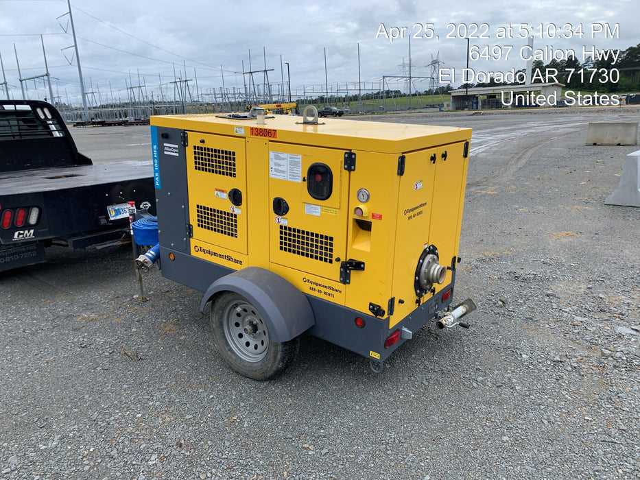 2021 ATLAS COPCO PAS 100 HF CS Enclosed