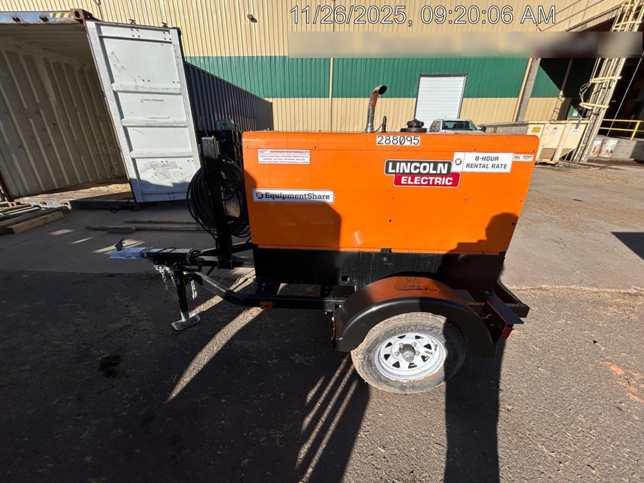 2023 Lincoln Electric LE400 Kubota V1505, Trlr, Cable Rack, Light Kit, ES Decals, T3