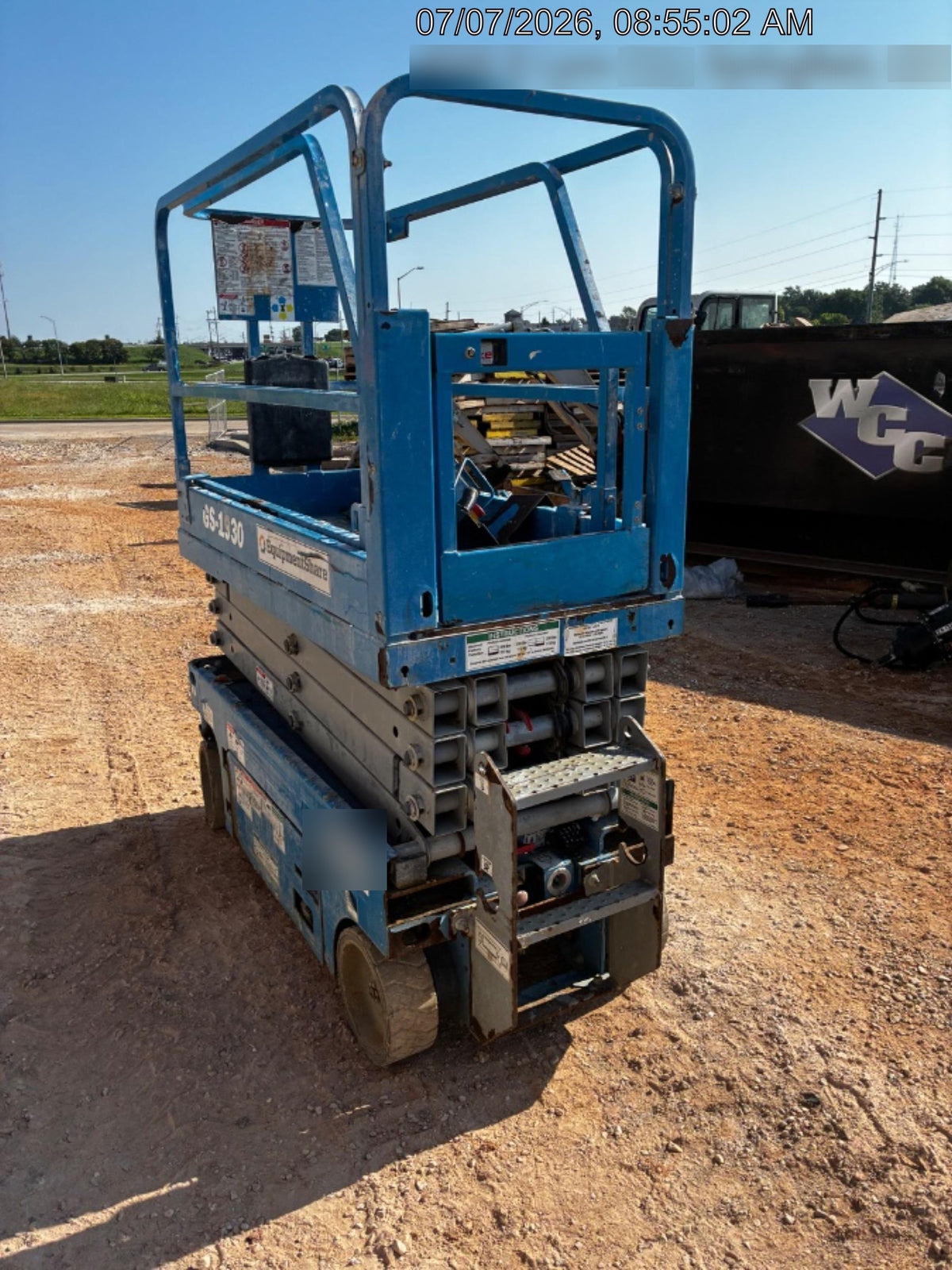 2020 Genie GS-1930 Solid Non Marking Tires, Beacon, Folding rails with half height swing gate