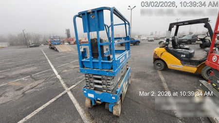 2020 Genie GS-1930 Solid Non Marking Tires, Beacon, Folding rails with half height swing gate
