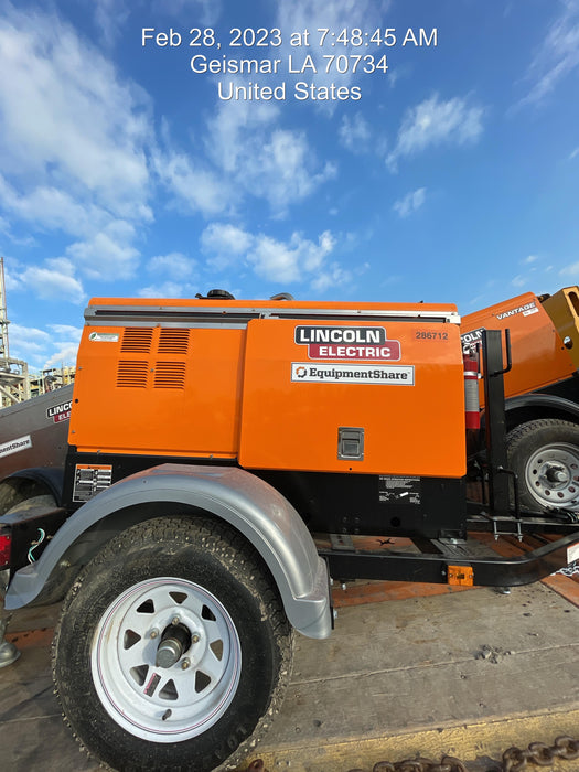 2022 Lincoln Electric LE400 Kubota V1505, Trlr, Cable Rack, Light Kit, ES Decals, T3