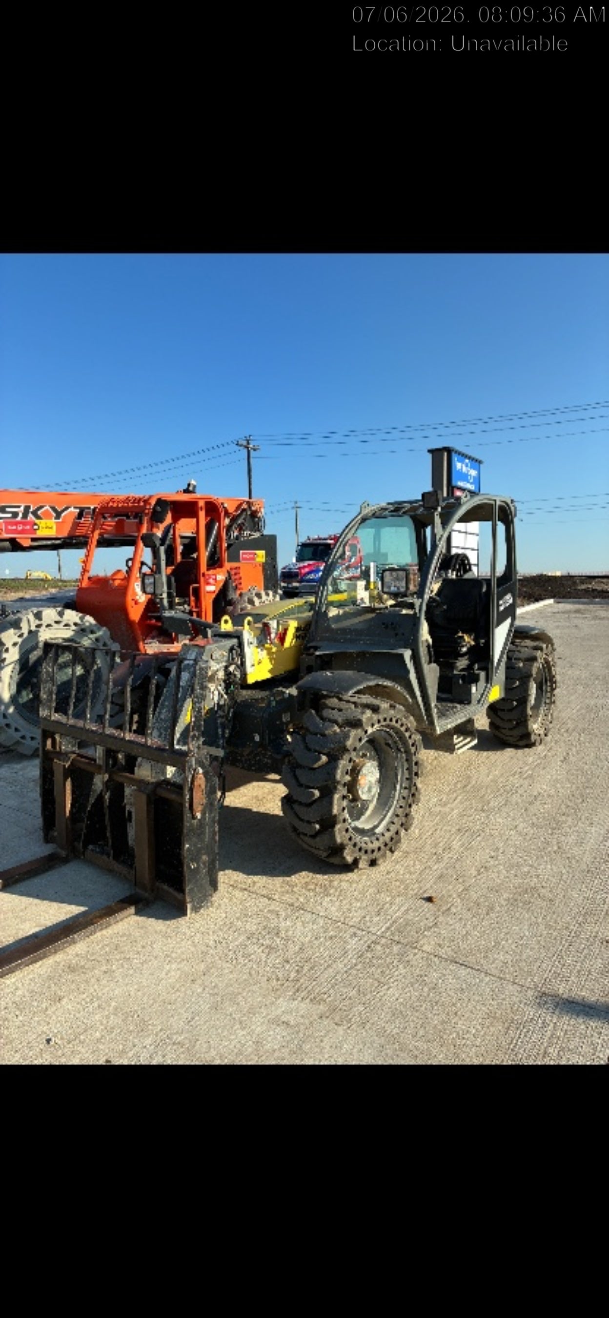 2018 Wacker Neuson TH627 Wacker Neuson TH627 Telehandler w/Canopy, Solid Tires, 48" Carriage and Forks
