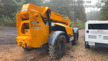 2020 JCB 509-42 Canopy, Solid Tires, Work Lights, Beacon, Aux Hydraulics, Back up Alarm, Lifting Eye, ES Decals