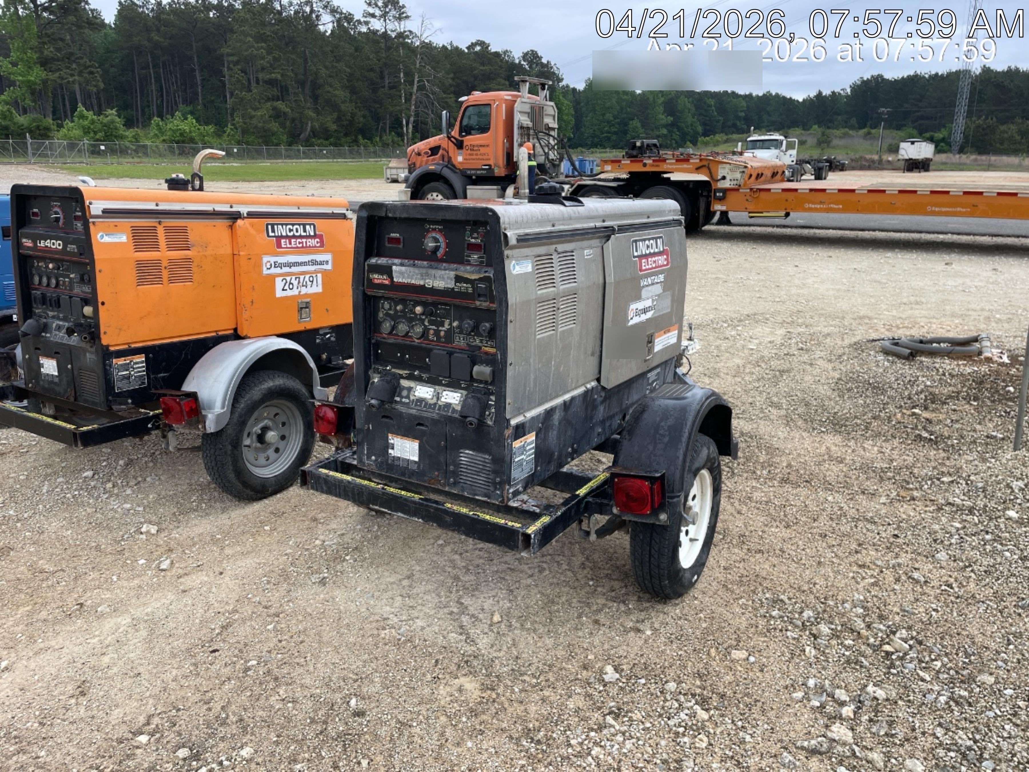 Lincoln Electric Vantage 322 Lincoln Vantage 322 Welder w/Trailer