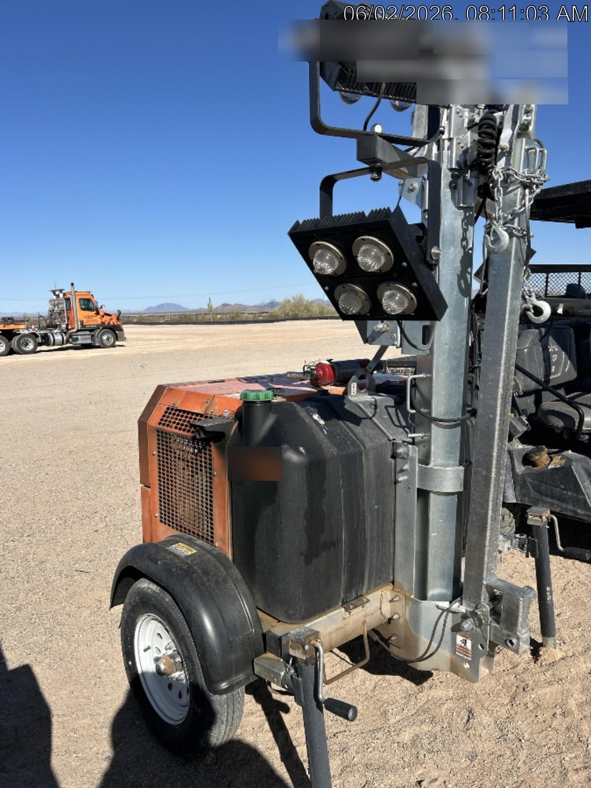2024 Wanco WLTT-4MM4K Diesel, Deep Sea Controller, Shore Power Plug, Auto Start, (4) 350W LED Floodlights, 4kW Generator, 60 Gal Fuel Tank, 2" Ball, T3