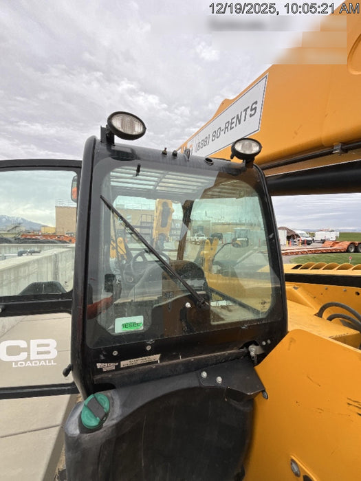 2020 JCB 512-56 Cab/Heat/Air, 109 HP, Solid Tires, STD Worklight, Beacon, Aux Hydraulics, Lifting Eye, Back up Alarm w/66" Carriage/60" Forks