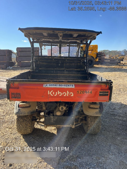 Kubota RTV-X1140W-H Plastic Canopy, Windshield Acrylic Clear, LED Strobe Light, Wire Harness Kit, Back up Alarm