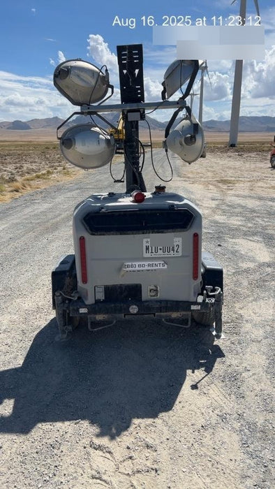 2018 Wacker Neuson LTV6L-MH Wacker Neuson LTV6L Mobile Light Tower w/Fuel Level Sensor Installed