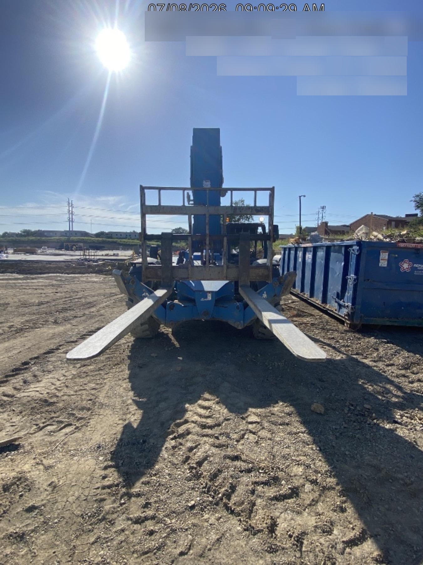 2018 Genie GTH-1056 Genie GTH-1056 w/ROPS, Work Lights, Solid Tires, RH Cab Mesh, Beacon, 60" Carriage and Forks
