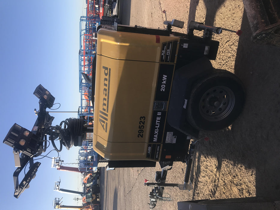 2019 Allmand MAXI-LITE II Allmand Maxi-Lite Pro II V 20 kW Light Tower w/Arctic Package, LED Light Package