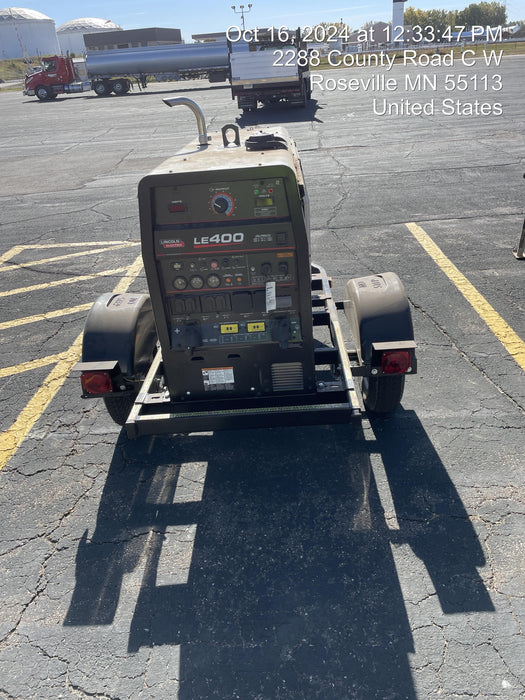 2024 Lincoln Electric LE400 Kubota V1505, Trlr, Cable Rack, Light Kit, ES Decals, T3