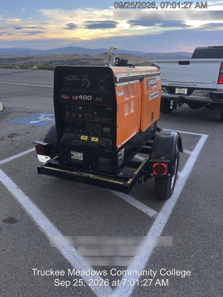 2023 Lincoln Electric LE400 Kubota V1505, Trlr, Cable Rack, Light Kit, ES Decals, T3