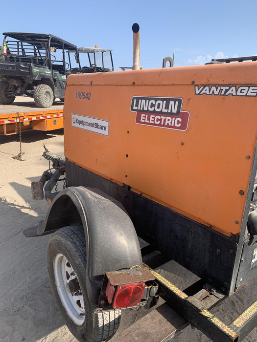 2021 Lincoln Electric Vantage 322 Vantage 322 Ready Pak 3 w/ Decals, ORANGE (includes trailer, cable rack, fender light kit) NO Telematics