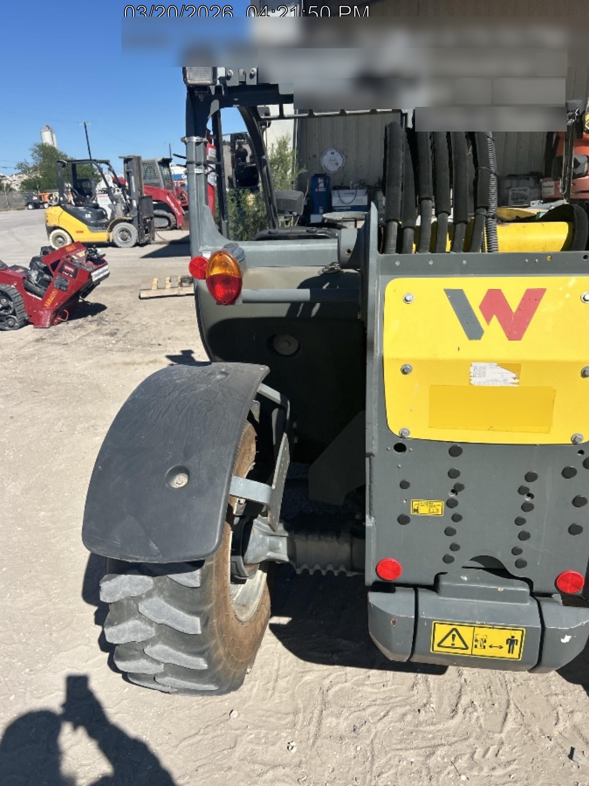 2019 WACKER NEUSON TH627