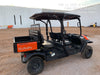 2022 Kubota RTV-X1140W-H Plastic Canopy, Windshield Acrylic Clear, LED Strobe Light, Wire Harness Kit, Back up Alarm