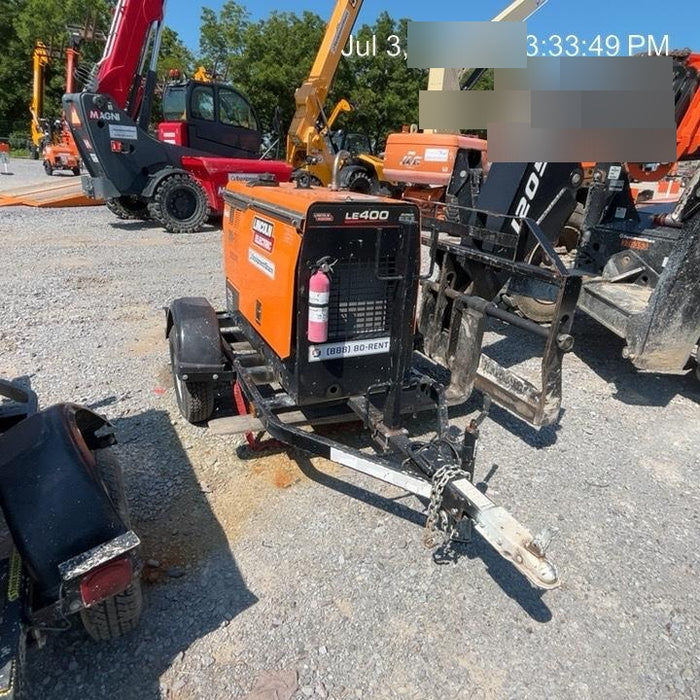 2022 Lincoln Electric LE400 Kubota V1505, Trlr, Cable Rack, Light Kit, ES Decals, T3