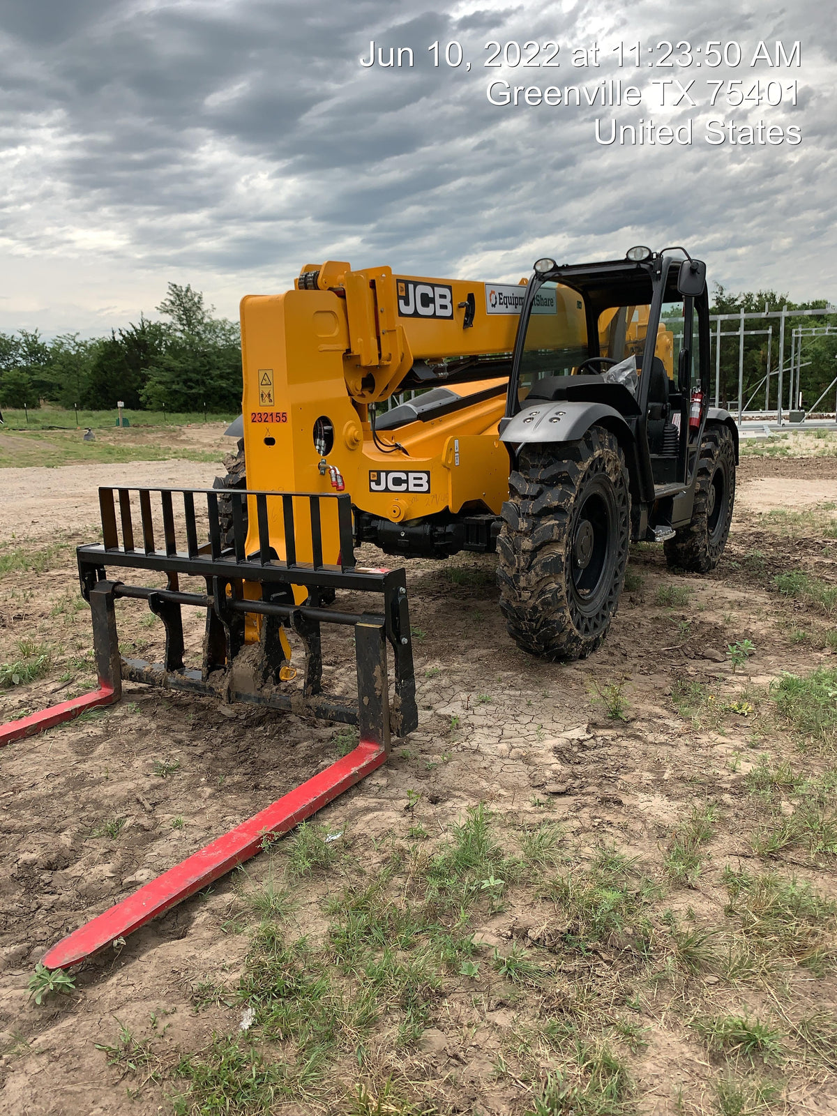 2022 JCB 509-42 74Hp Dsl, Canopy, Sld Tires, LED WL, Bcn, L Hook, EST