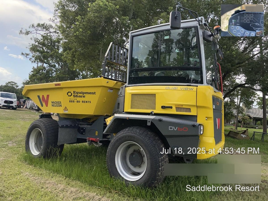 2025 WACKER NEUSON DV605 Cab Turf Tires