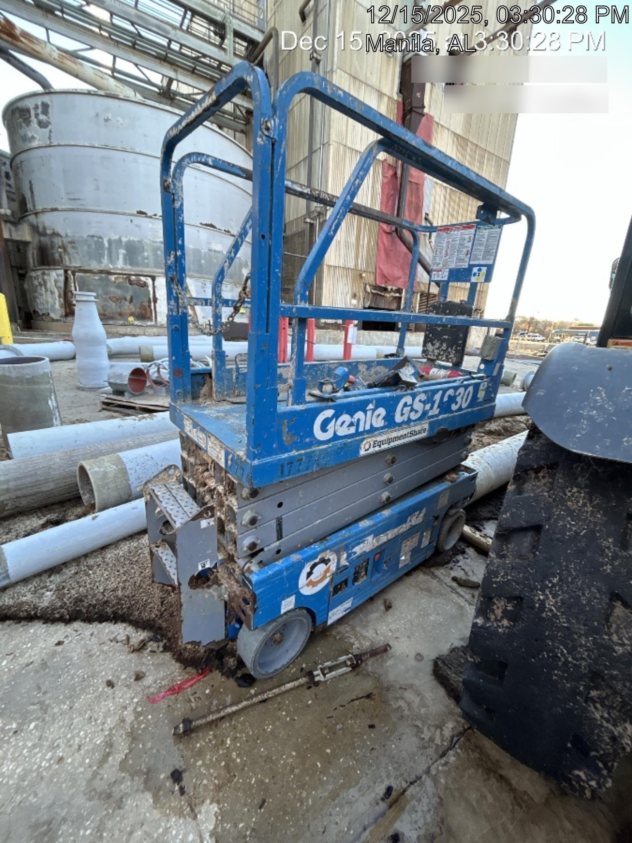 2018 Genie GS-1930 Genie GS-1930 w/Fixed Rail, Chain Entry