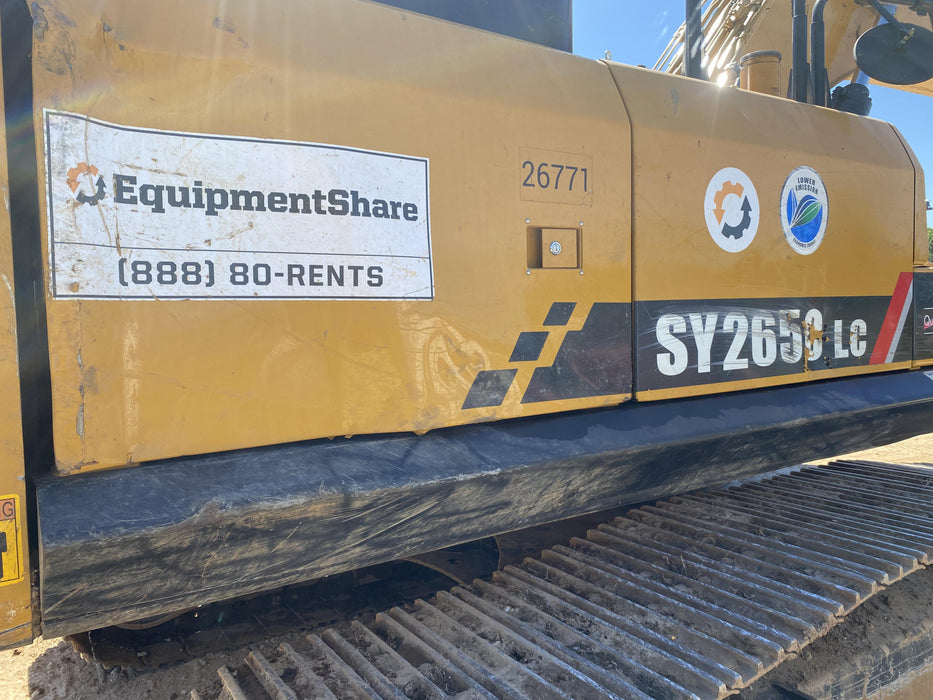 Sany SY265C SY265 Tier 4 - Cab, Hydraulic QC,  Buckets: 36" , 48"