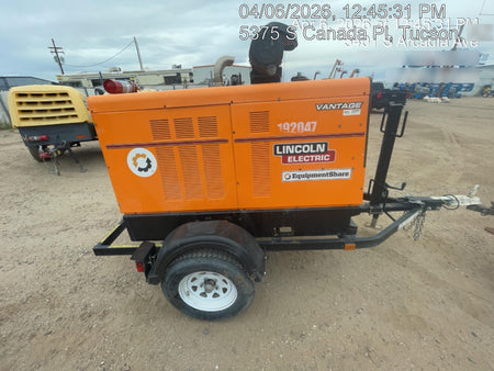 2021 Lincoln Electric Vantage 549X Ready Pak 3, ORANGE (includes trailer, cable rack, fender light kit)