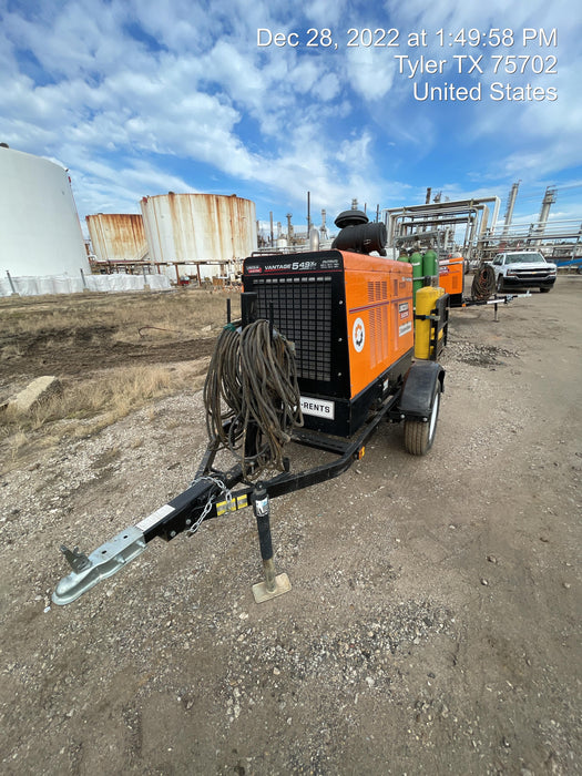 2022 Lincoln Electric Vantage 549X Crosslink Technology, Trailer Mounted, ES Decals, T3