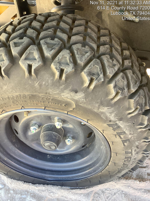 2020 Kubota RTV-X1140W-H Canopy, 4-Seater, Diesel, Windshield Acrylic Clear, LED Strobe, Backup Alarm