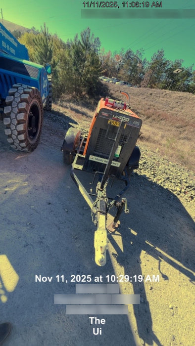 2022 Lincoln Electric LE400 Kubota V1505, Trlr, Cable Rack, Light Kit, ES Decals, T3