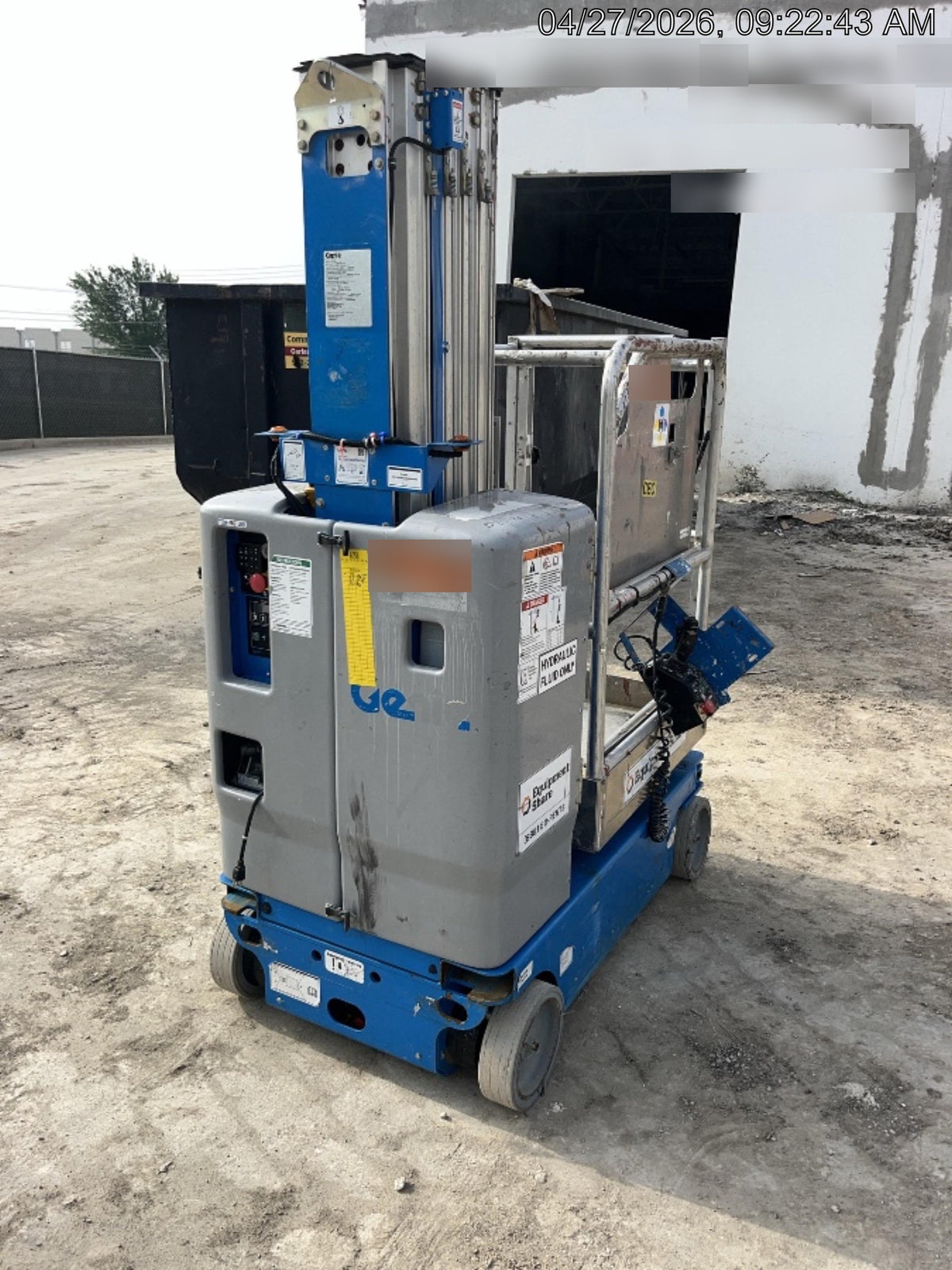 2019 GENIE GR-20