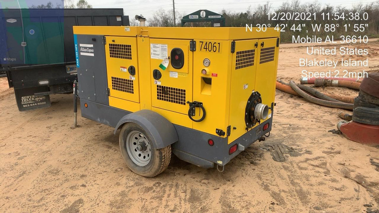2020 ATLAS COPCO PAS 150 HF CS Enclosed