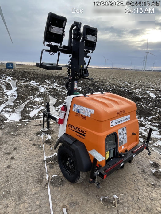 2024 Generac MLT2 Diesel, Flex Switch 120V Input, Powerzone Controller, 
(4) 320W LED Lights, 4kW Generator, 39.9 Gal Fuel Tank, 2" Ball, T3