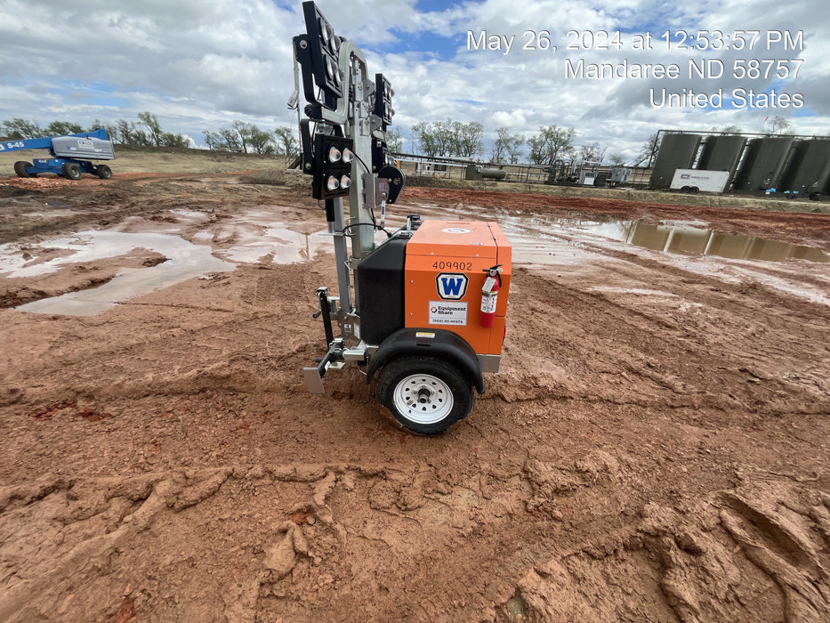 2024 Wanco WLTT-4MM4K Diesel, Deep Sea Controller, Shore Power Plug, Auto Start, (4) 350W LED Floodlights, 4kW Generator, 60 Gal Fuel Tank, 2" Ball, T3